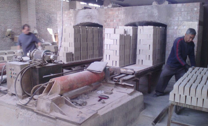 Silica brick production diagram