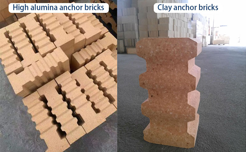 High alumina anchor bricks VS Clay anchor bricks