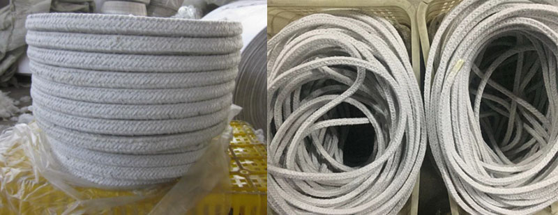 Ceramic fiber rope